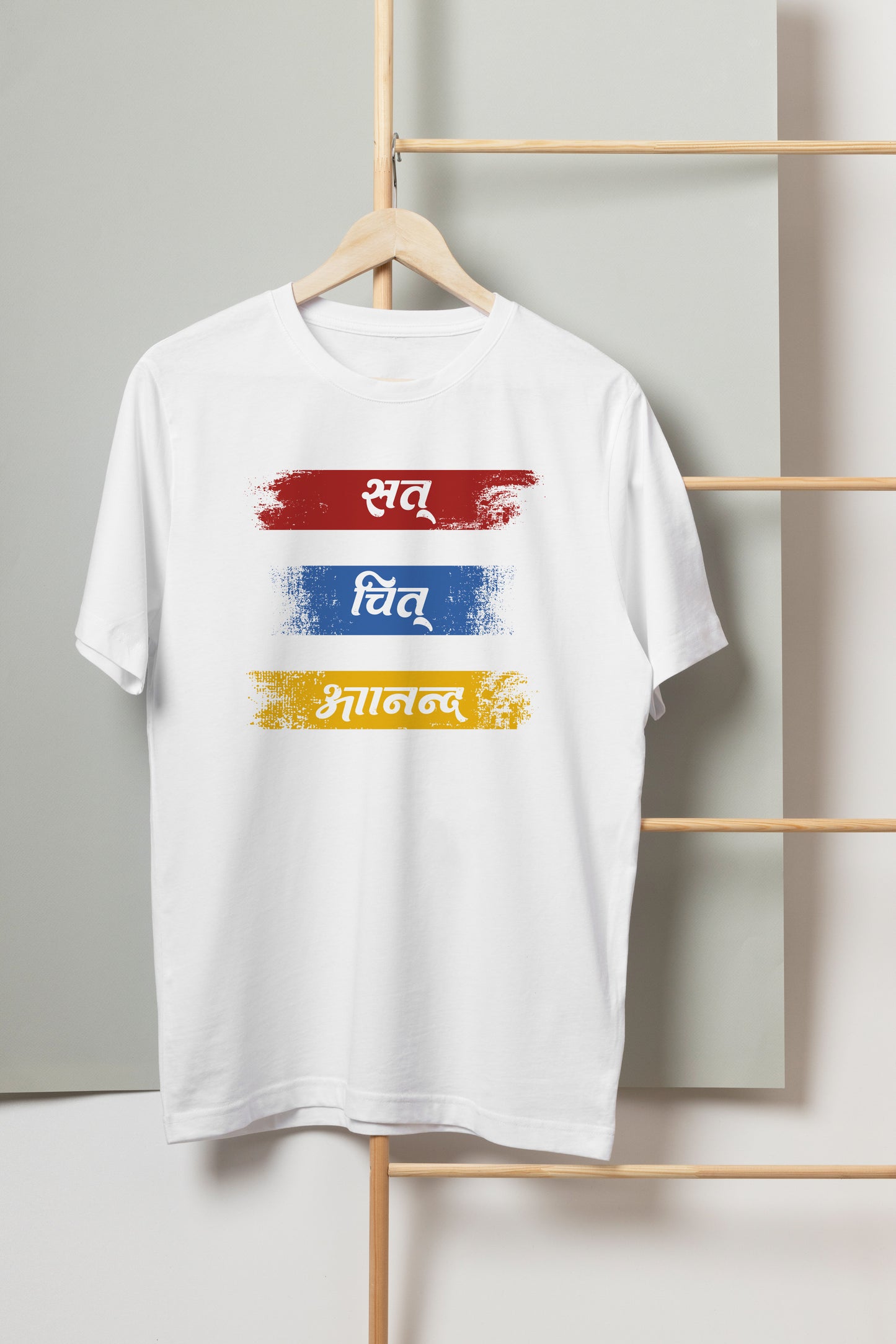 Sat Chit Anand – Unisex Sanskrit Quote T-Shirt - Bharatmayi
